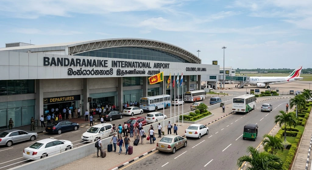 Bandaranaike International Airport (CMB) in Katunayake, Sri Lanka, the country's primary international gateway for travelers